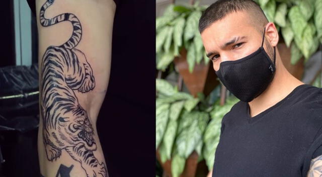 Ezio Oliva se animó a realizarse un nuevo tatuaje.