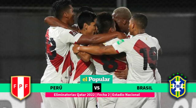 Perú y Brasil calientan las Eliminatorias Qatar 2022.