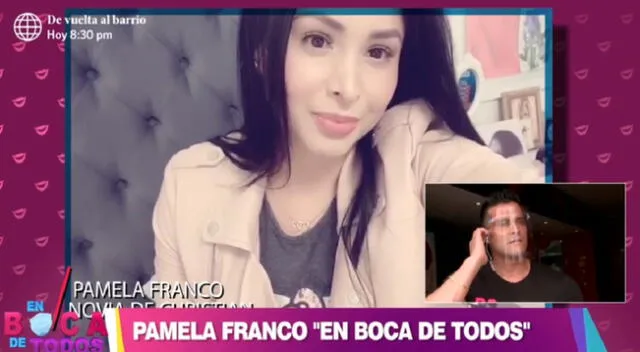 Pamela Franco dejó emotivo mensaje a Christian Domínguez.