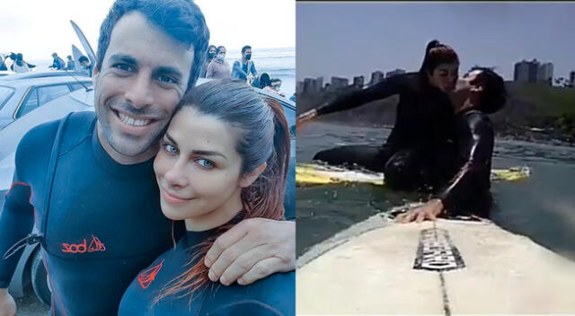 Xoana González sorprendió a Javier y le pide matrimonio en medio del mar