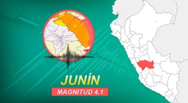 Sismo de 4.7 en Junín ocurrió a las 8:18 de la mañana de este lunes, según informó IGP.