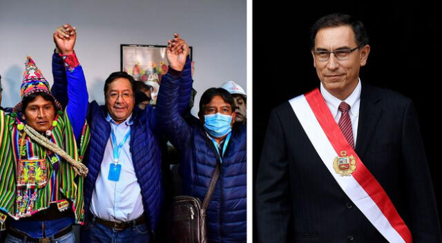 Martín Vizcarra felicitó por medio de sus redes sociales al virtual ganador de las elecciones presidenciales de Bolivia, Luis Arce Catacora