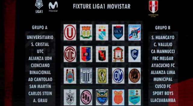 Liga 1: repasa el fixture completo de la Fase 2.