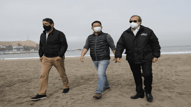 José Rodríguez, Augusto Miyashiro y Luis Molina solicitan al Gobierno S/12 millones para el control de playas durante la temporada de verano