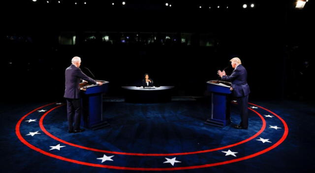 Joe Biden y Donald Trump se enfrentan en el último debate televisivo de cara a las elecciones en Estados Unidos.
