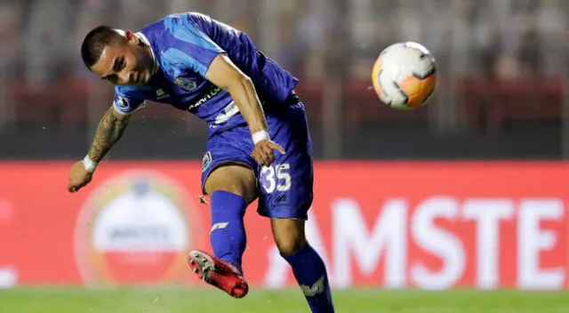 Jean Deza anotó el gol del descuento para Binacional ante Sao Paulo | Foto: EFE