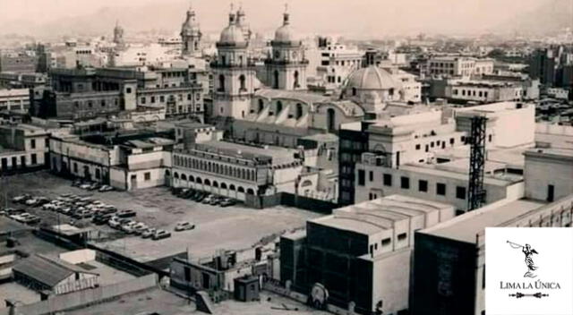 Vista aérea donde se construirá el edificio del Banco Central de Reserva ubicado en la misma manzana que la Biblioteca Nacional.