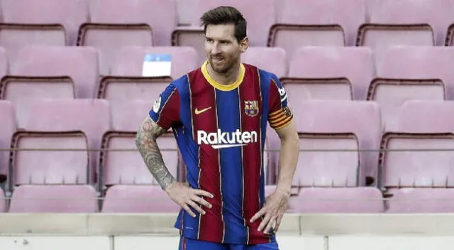 Lionel Messi quedó molesto con el VAR.