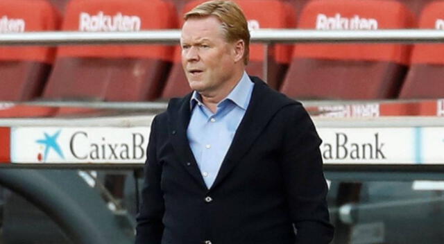 Ronald Koeman no toleró que cobren penal contra el Barcelona.