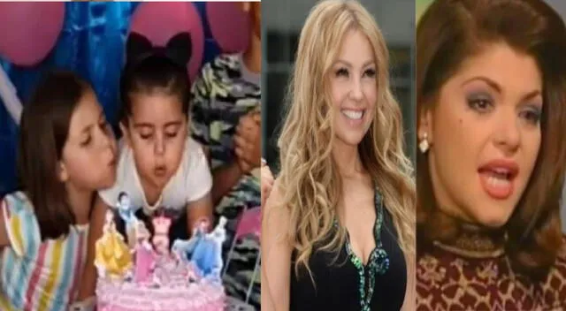 María la del barrio y Soraya se unen en parodia de video viral de niña del cumpleaños.