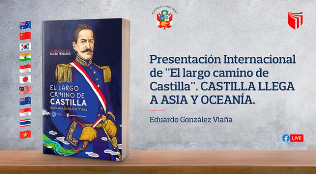 La presentación del libro  se realizará el domingo 25 de octubre a partir de las 9.00 p. m. y contará con la participación de embajadores de Asia y Oceanía.
