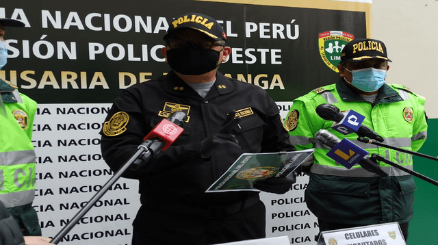 El jefe de la Región Policial Lima indicó que detuvieron a 5 integrantes de la banda delincuencial.