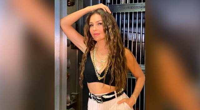 Thalía y 'Soraya' recrean video viral de niña que sopla vela al estilo de 'María la del barrio'