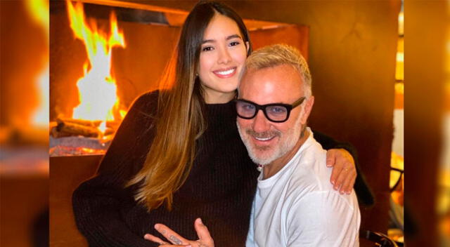 Millonario Gianluca Vacchi le da la bienvenida a su hija.