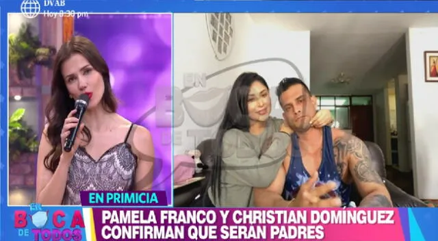 Pamela Franco y Christian Domínguez confirmaron su embarazo.