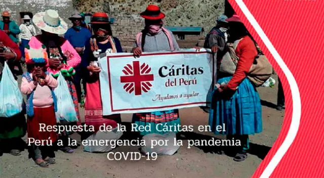 Cáritas del Perú atendió a 1’225,903 familias en situación de vulnerabilidad.