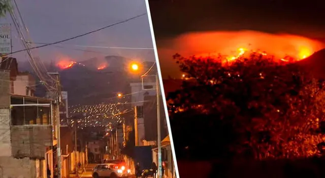 Incendio de importante magnitud se viene reportando por medio de las rede sociales donde aseguran se da entre las localidades de Ocros y Chiara.