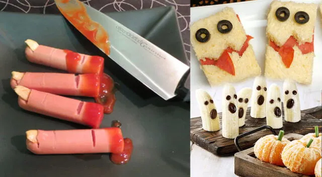 Postres caseros para Halloween.