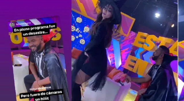 Choca Mandros publica divertido baile junto a Natalie Vértiz por el Día de la Canción Criolla y Halloween.