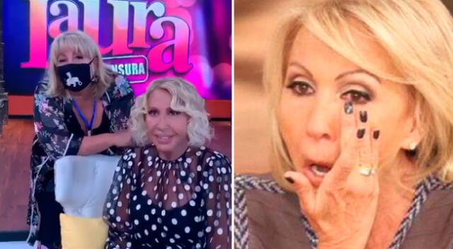 Laura Bozzo se despide de su amiga Magda Rodríguez.