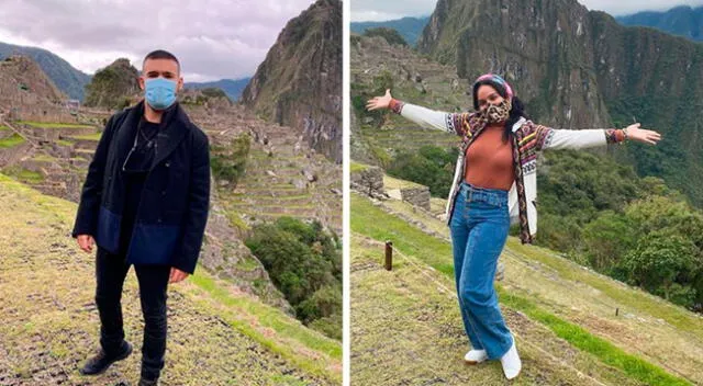 Ezio Oliva y Daniela Darcourt cantaron en la ceremonia de reapertura de Machu Picchu.