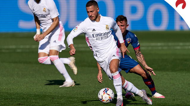 Hazard espera anotar su primer gol en la Champions con la camiseta del Real Madrid.