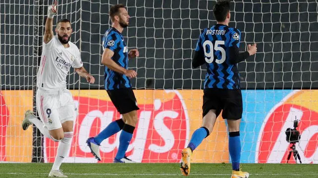 Real Madrid derrota por 3 a 2 al Inter Milan. Benzema volvió a mostrar su sello.