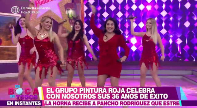 Tula Rodríguez y Brunella Horna buscar recursearse formando parte de la agrupación de cumbia de Pintura Roja.