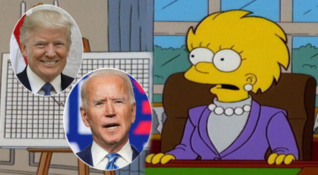 Los Simpson se robaron la atención en redes sociales en medio de las Elecciones en Estados Unidos.