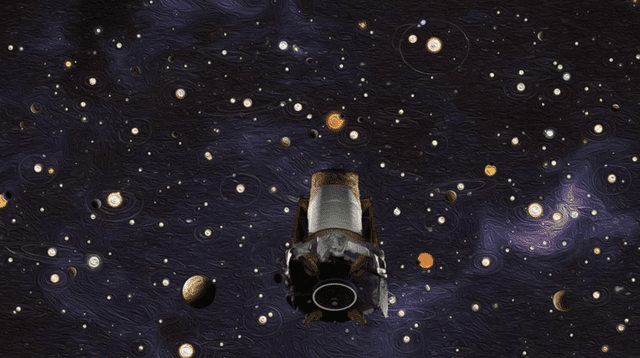 Los datos fueron recopilados por el telescopio espacial Kepler.