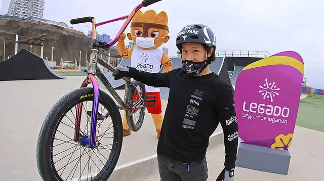 Diego tiene 24 abriles y es considerado la promesa del Ciclismo BMX.