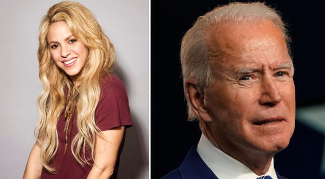 Shakira feliz por la victoria de Joe Biden.