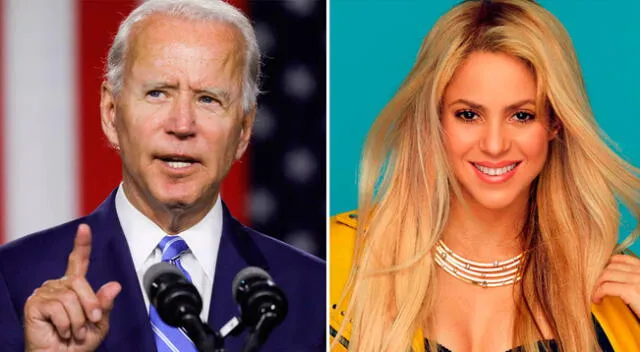 Shakira feliz por la victoria de Joe Biden.