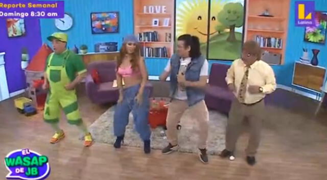 Yahaira Plasencia hizo el challenge de ‘Ulala’ junto al niño Arturito del Wasap de JB