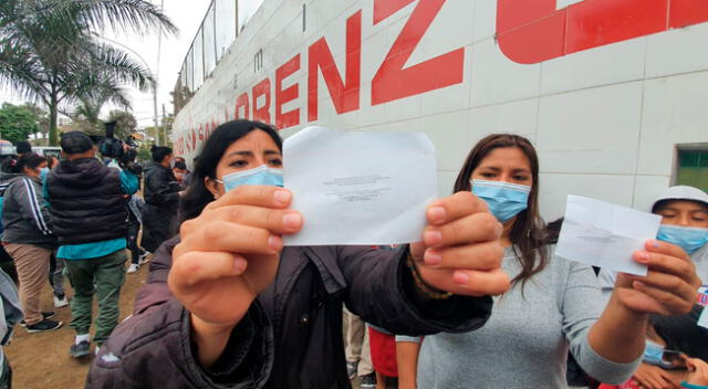 Ciudadanos mostraron su malestar ante la falta de organización del Minsa para la aplicación de este medicamento.