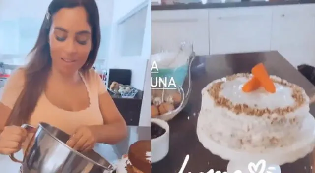 Ethel Pozo prepara con sus hijas deliciosos postres.