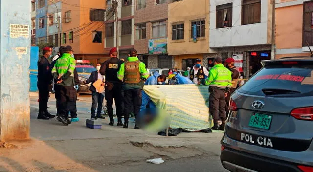 hombre es asesinado en el frontis del mercado Huamanga