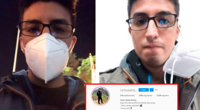 El muchacho ganó miles de seguidores en Instagram por su irresponsable acto