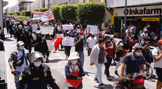 Las manifestaciones se realizaron en Arequipa, Cusco, Puno y Tacna.