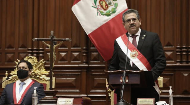 Manuel Merino, presidente interino de Perú, aún no cuenta con Gabinete Ministerial.