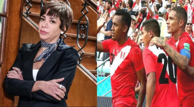 La actriz Tatiana Astengo aseguró que “la madre patria está agonizando”, por lo que no debería darse el partido de la selección peruana de fútbol.