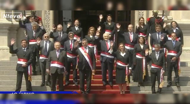 Manuel Merino presentó a su nuevo Gabinete Ministerial.