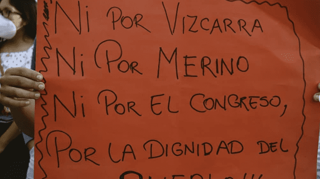 Marchas y cacerolazos se realizaron en contra de Manuel Merino y el Congreso.