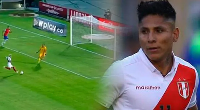 Raúl Ruidíaz se perdió el gol de Perú.
