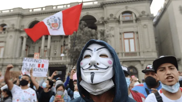 A través de Twitter, el grupo de hackers Anonymous se pronunció sobre la violenta represión de la policía peruana durante marchas contra Manuel Merino y el Congreso.