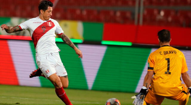 Gianluca Lapadula mostró mucho ímpetu en el Perú vs. Chile.