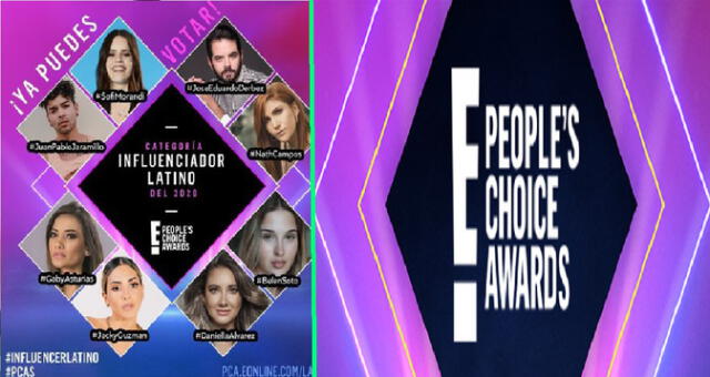 People's Choice Awards conoce a los nominados y dónde ver la premiación.