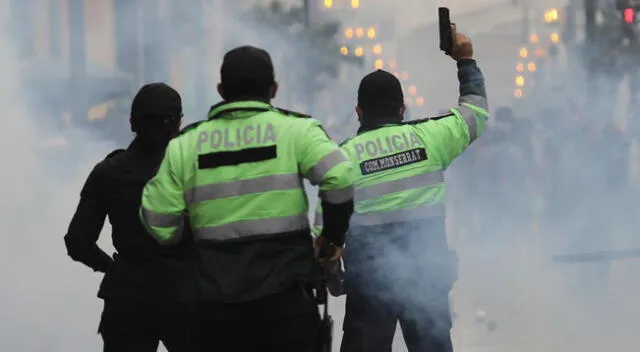 PNP niega uso de perdigones en las marchas