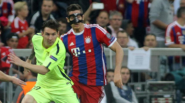 Lewandowski y Messi un duelo de nunca acabar.