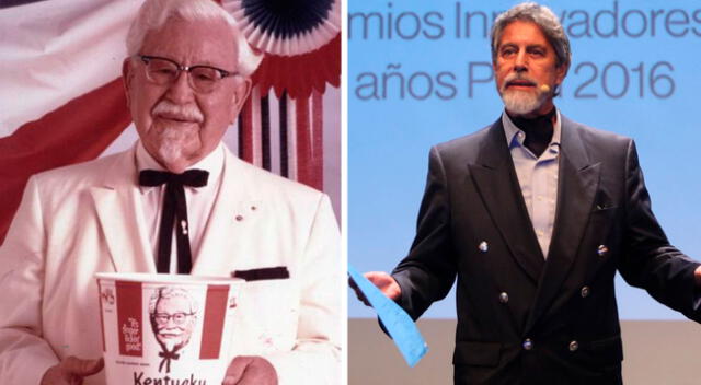 KFC desmiente con un tuit que el coronel Sanders sea el presidente del Perú